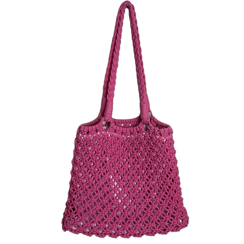 Talbots Macrame Tote Bag